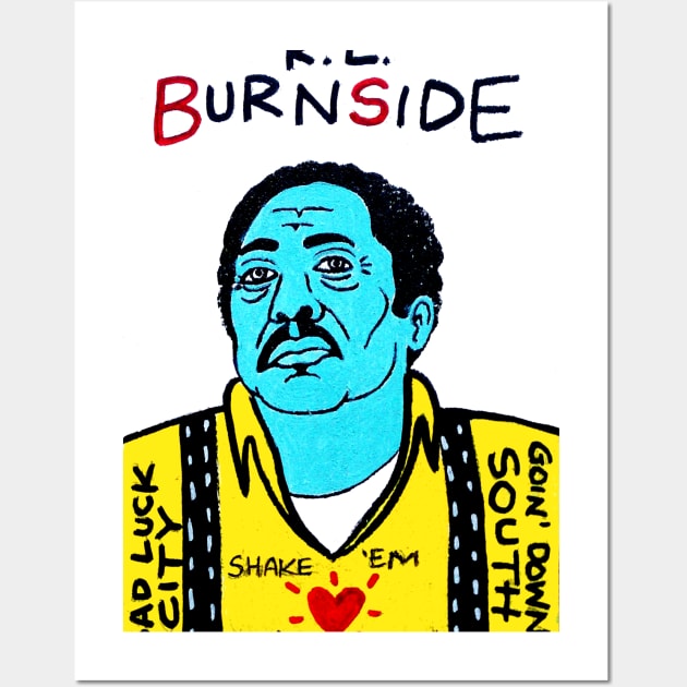 RL Burnside Wall Art by krusefolkart